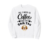 La Vie Est Meilleure avec Mon Chien Shih Tzu Sweatshirt