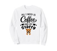 La Vie Est Meilleure avec Mon Chien Staffordshire Bull Sweatshirt