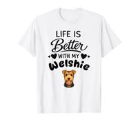 La Vie Est Meilleure avec Mon Chien Terrier Gallois T-Shirt
