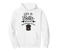 La Vie Est Meilleure avec Mon Chien Terrier Noir Russe Sweat à Capuche