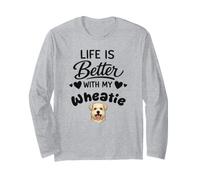 La Vie Est Meilleure avec Mon Terrier Irlandais à Poil Doux Manche Longue