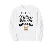 La Vie Est Meilleure avec Mon Terrier Irlandais à Poil Doux Sweatshirt