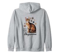 La Vie est Meilleure avec Un Chat Brun abyssin et élégant Sweat à Capuche