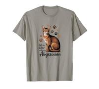 La Vie est Meilleure avec Un Chat Brun abyssin et élégant T-Shirt