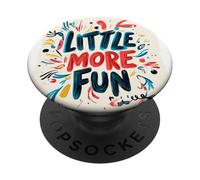 La Vie est Meilleure avec Un Peu Plus de Plaisir pour Les Adultes et Les Enfants PopSockets PopGrip Adhésif