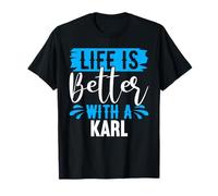 La vie est meilleure avec un t-shirt KARL Nom KARL T-Shirt