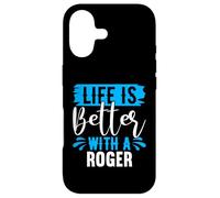 La Vie est Meilleure avec Un t-Shirt Roger Nom Roger Coque pour iPhone 17