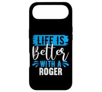 La Vie est Meilleure avec Un t-Shirt Roger Nom Roger Coque pour iPhone Air