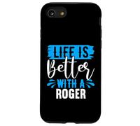 La Vie est Meilleure avec Un t-Shirt Roger Nom Roger Coque pour iPhone SE (2020) / 7/8