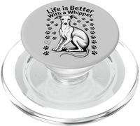 La Vie est Meilleure avec Un Whippet PopSockets PopGrip pour MagSafe