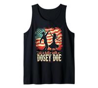 La Vie est Meilleure avec Une Danse carrée Dosey Dosey Doe Débardeur