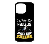 La Vie Est Meilleure avec Une Mouette - Amoureux des Mouette Coque pour iPhone 15 Pro Max