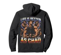 La Vie est Meilleure comme Un Tchad Sweat à Capuche