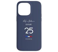 La vie est meilleure dans DOUBS Numéro 25 Franche Comté France Coque pour iPhone 14 Pro Max