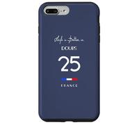 La vie est meilleure dans DOUBS Numéro 25 Franche Comté France Coque pour iPhone 7 Plus/8 Plus