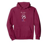 La Vie est Meilleure dans DOUBS Numéro 25 Franche Comté France Sweat à Capuche, Unisexe pour Adultes, Marron, M