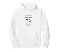 La Vie est Meilleure dans HÉRAULT Numéro 34 Occitanie France Noir Sweat à Capuche