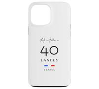 La Vie est Meilleure dans LANDES Numéro 40 Aquitaine France Noir Coque pour iPhone 13 Pro Max