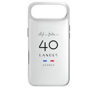 La Vie est Meilleure dans LANDES Numéro 40 Aquitaine France Noir Coque pour iPhone Air