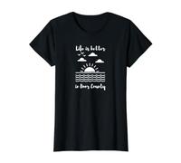 La Vie est Meilleure dans Le comté de Door T-Shirt Graphique avec Valeur