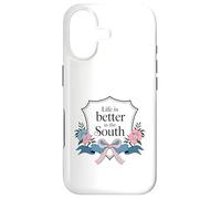 La Vie est Meilleure dans Le sud | Floral Southern Pride Coque pour iPhone 17