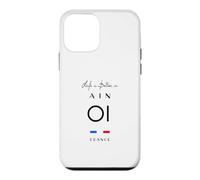 La Vie est Meilleure en AIN Numéro 01 Auvergne Rhône Alpes Noir Coque pour iPhone 12 Mini