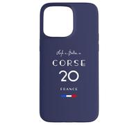 La vie est meilleure en CORSE Numéro 20 Corse France Coque pour iPhone 15 Pro Max