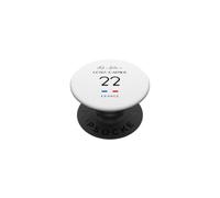La Vie est Meilleure en CÔTES-D'ARMOR Numéro 22 Bretagne Black PopSockets PopGrip Adhésif