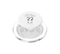 La Vie est Meilleure en CÔTES-D'ARMOR Numéro 22 Bretagne Black PopSockets PopGrip pour MagSafe