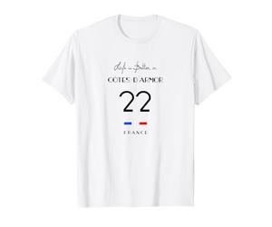 La vie est meilleure en CÔTES-D'ARMOR Numéro 22 Bretagne Black T-Shirt
