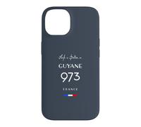 La Vie est Meilleure en GUYANE Numéro 973 Outre-mer France Coque pour iPhone 14