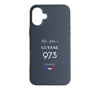 La Vie est Meilleure en GUYANE Numéro 973 Outre-mer France Coque pour iPhone 16 Plus