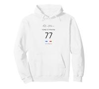 La Vie est Meilleure en Seine-ET-Marne Numéro 77 Melun France Sweat à Capuche
