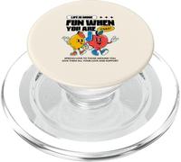 La Vie est Plus Amusante Quand Vous êtes Ici (BFF Best Friends) PopSockets PopGrip pour MagSafe