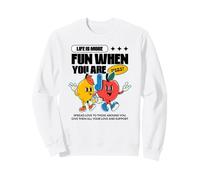 La Vie est Plus Amusante Quand Vous êtes Ici (BFF Best Friends) Sweatshirt