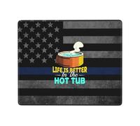 La Vie Est Plus Belle dans Le Bain Mouse Pad Douce Tapis Souris Bords Cousus Tapis De Souris pour Pc Gamer Bureau 25X30Cm