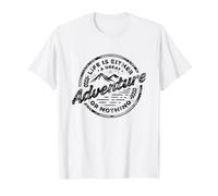 La Vie est Soit Une Grande Aventure, Soit Rien de Nature Montagne T-Shirt
