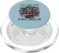 La Vie est trop Courte pour Conduire Une Voiture ennuyeuse Design Hotrod drôle PopSockets PopGrip pour MagSafe