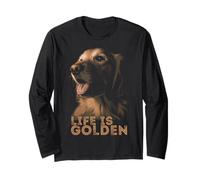 La Vie est Un Chien Golden Retriever Manche Longue