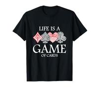 La Vie Est Un Jeu De Cartes Joueur De Poker Jeu De L'Argent T-Shirt