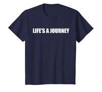 La Vie est Un Voyage T-Shirt, Enfant, Bleu Marine, 3 Ans