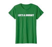 La Vie est Un Voyage T-Shirt, Femme, Vert Kelly, S