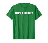 La Vie est Un Voyage T-Shirt, Homme, Vert Kelly, S