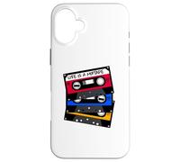 La Vie est Une Mixtape, Cassette Old School Coque pour iPhone 16 Plus