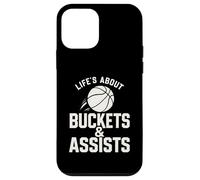 La Vie est Une Question de seaux et d'aides - Basketball Coque pour iPhone 12 Mini