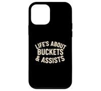 La Vie est Une Question de seaux et d'aides - Basketball Coque pour iPhone 12 Mini