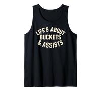 La Vie est Une Question de seaux et d'aides - Basketball Débardeur