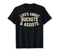 La Vie est Une Question de seaux et d'aides - Basketball T-Shirt
