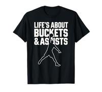 La Vie est Une Question de seaux et d'aides - Basketball T-Shirt