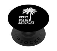 La Vie est Vraiment Belle, Tous Les Jours C'est Le Samedi, l'été, la Plage PopSockets PopGrip Adhésif